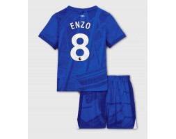 Chelsea Enzo Fernandez #8 Hemmaställ Barn 2025-26 Kortärmad (+ Korta byxor)